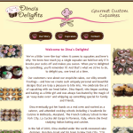 Dina's Delights - Custom Website Design