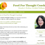Food for Thought Coaching - Custom WordPress Design