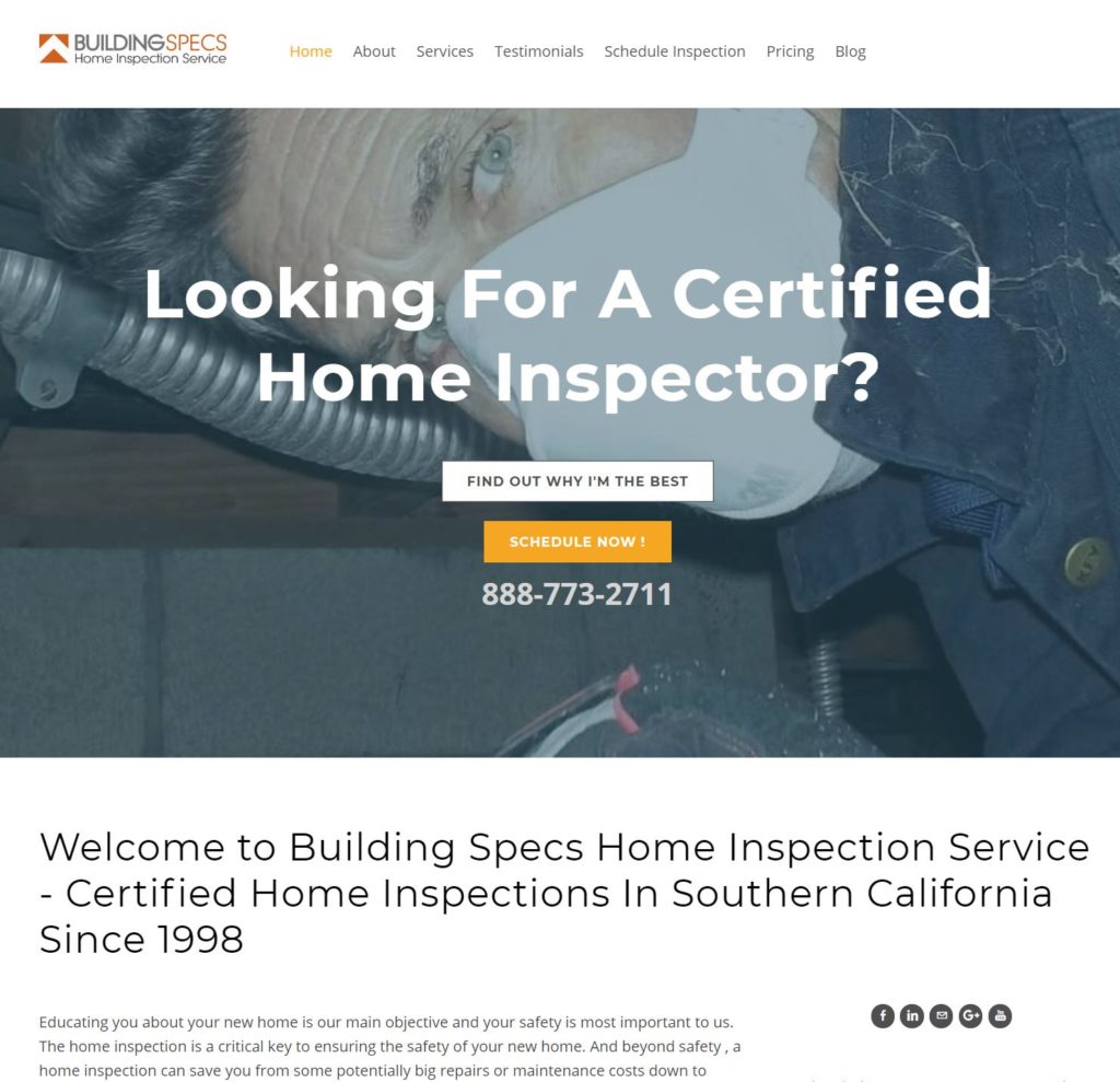 Building Specs - Home Inspection Service